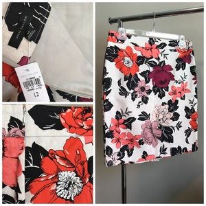 NWT beautiful floral Ann Taylor skirt